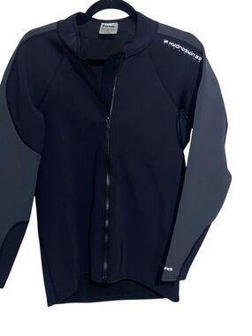 NRS Hydroskin Jacket Mens XL Full Zip Neoprene Nylon Scuba Water Sports Surf